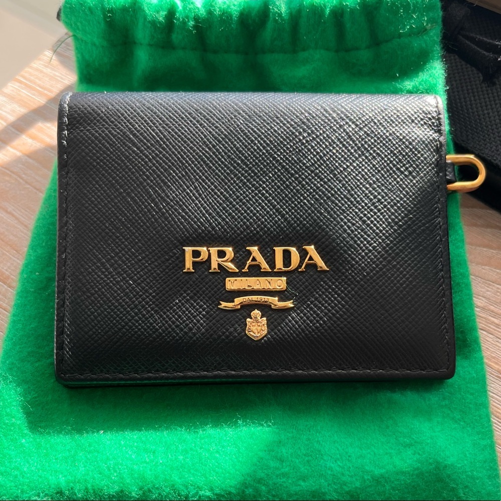 Prada card and ID holder